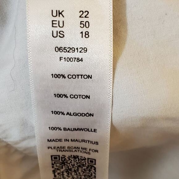 ASOS vintage denim Medium Wash skirt Plus Size UK 22 US‎ 18 - Picture 6 of 6